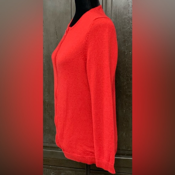 Chadwick red zip-up cardigan sweater. 1XL - Picture 2 of 9